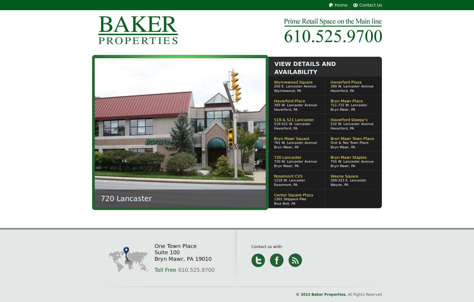 Baker Properties Inc. site Design & Development IAmReliq